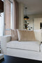 Dutch Decor FARA - Sierkussen 40x60 cm - 100% katoen - met franjes - Pumice Stone - beige - Inclusief binnenkussen