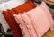 Dutch Decor FARA - Sierkussen 40x60 cm - 100% katoen - met franjes - Muted Clay - roze - Inclusief binnenkussen