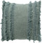 Dutch Decor FARA - Sierkussen 45x45 cm - 100% katoen - met franjes - Jadeite - lichtgroen - Inclusief binnenkussen