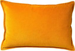 Dutch Decor FAY - Kussenhoes 40x60 cm - velvet met 2 kleuren - Golden Glow + Chive - geel en groen - met rits - zonder binnenkussen