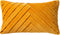 Dutch Decor FEMM – Kussenhoes 30x50 cm - velvet - effen kleur - Golden Glow - geel - met rits - zonder binnenkussen