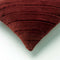 Dutch Decor FEMM – Kussenhoes 30x50 cm - velvet - effen kleur - Merlot - rood - met rits - zonder binnenkussen