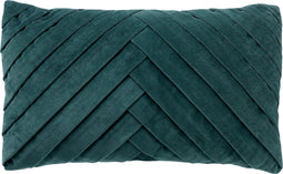 Dutch Decor FEMM – Kussenhoes 30x50 cm - velvet - effen kleur - Sagebrush Green - groen - met rits - zonder binnenkussen