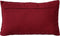 Dutch Decor FEMM – Sierkussen 30x50 cm - velvet - effen kleur - Merlot - rood - Inclusief binnenkussen