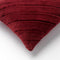 Dutch Decor FEMM – Sierkussen 30x50 cm - velvet - effen kleur - Merlot - rood - Inclusief binnenkussen