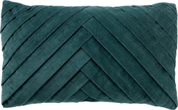 Dutch Decor FEMM – Sierkussen 30x50 cm - velvet - effen kleur - Sagebrush Green - groen - Inclusief binnenkussen
