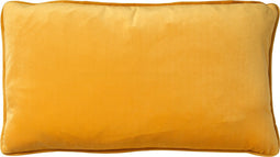 Dutch Decor FINN - Kussenhoes 30x50 cm - velvet - lendekussen - Golden Glow - geel - met rits - zonder binnenkussen
