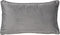 Dutch Decor FINN - Kussenhoes 30x50 cm - velvet - lendekussen - Micro Chip - lichtgrijs - met rits - zonder binnenkussen