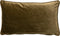 Dutch Decor FINN - Kussenhoes 30x50 cm - velvet - lendekussen - Military Olive - groen - met rits - zonder binnenkussen