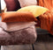 Dutch Decor FINN - Kussenhoes 30x50 cm - velvet - lendekussen - Potters Clay - oranje - met rits - zonder binnenkussen