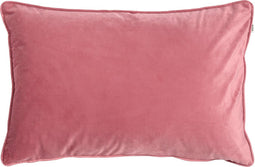 Dutch Decor FINN - Kussenhoes 40x60 cm - velvet - effen kleur - Dusty Rose - roze - met rits - zonder binnenkussen