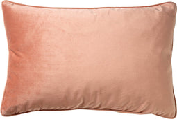 Dutch Decor FINN - Kussenhoes 40x60 cm - velvet - effen kleur - Muted Clay - roze - met rits - zonder binnenkussen