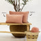Dutch Decor FINN - Kussenhoes 40x60 cm - velvet - effen kleur - Muted Clay - roze - met rits - zonder binnenkussen