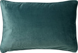 Dutch Decor FINN - Kussenhoes 40x60 cm - velvet - effen kleur - Sagebrush Green - groen - met rits - zonder binnenkussen