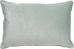 Dutch Decor FINN - Kussenhoes 40x60 cm - velvet - effen kleur - Jadeite - lichtgroen - met rits - zonder binnenkussen