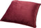 Dutch Decor FINN - Kussenhoes 45x45 cm - velvet - effen kleur - Red Plum - donkerroze - met rits - zonder binnenkussen