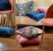 Dutch Decor FINN - Kussenhoes 45x45 cm - velvet - effen kleur - Heather Rose - roze - met rits - zonder binnenkussen