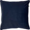 Dutch Decor FINN - Kussenhoes 45x45 cm - velvet - effen kleur - Insignia Blue - donkerblauw - met rits - zonder binnenkussen
