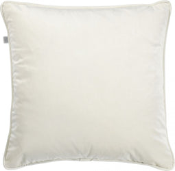 Dutch Decor FINN - Kussenhoes 60x60 cm - velvet - effen kleur - Snow White - wit - met rits - zonder binnenkussen