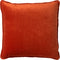 Dutch Decor FINN - Kussenhoes 60x60 cm - velvet - effen kleur - Potters Clay - oranje - met rits - zonder binnenkussen