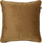 Dutch Decor FINN - Kussenhoes 60x60 cm - velvet - effen kleur - Tobacco Brown - bruin - met rits - zonder binnenkussen