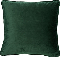 Dutch Decor FINN - Kussenhoes 60x60 cm - velvet - effen kleur - Mountain View - donkergroen - met rits - zonder binnenkussen