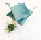 Dutch Decor FINN - Kussenhoes 60x60 cm - velvet - effen kleur - Sagebrush Green - groen - met rits - zonder binnenkussen