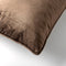 Dutch Decor FINN - Kussenhoes 60x60 cm - velvet - effen kleur - Chocolate Martini - donkerbruin - met rits - zonder binnenkussen