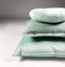 Dutch Decor FINN - Kussenhoes 60x60 cm - velvet - effen kleur - Jadeite - lichtgroen - met rits - zonder binnenkussen