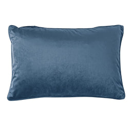 Dutch Decor - FINN - Kussenhoes velvet 40x60 cm - Real Teal - blauw