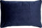 Dutch Decor FINN - Kussenhoes velvet Insignia Blue 40x60 cm - donkerblauw - met rits - zonder binnenkussen