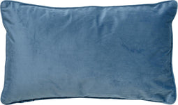 Dutch Decor FINN - Sierkussen 30x50 cm - velvet - lendekussen - Provincial Blue - lichtblauw - Inclusief binnenkussen