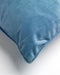 Dutch Decor FINN - Sierkussen 30x50 cm - velvet - lendekussen - Provincial Blue - lichtblauw - Inclusief binnenkussen