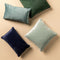 Dutch Decor FINN - Sierkussen 30x50 cm - velvet - lendekussen - Insignia Blue - donkerblauw - Inclusief binnenkussen
