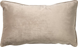 Dutch Decor FINN - Sierkussen 40x60 cm - velvet - Pumice Stone - beige - Inclusief binnenkussen