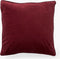 Dutch Decor FINN - Sierkussen 45x45 cm - velvet - effen kleur - Merlot - rood - Inclusief binnenkussen