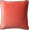 Dutch Decor FINN - Sierkussen 45x45 cm - velvet - effen kleur - met glitterbies - Coral - koraalroze - Inclusief binnenkussen