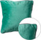 Dutch Decor FINN - Sierkussen 45x45 cm - velvet - effen kleur - met glitterbies - Spearmint - groen - Inclusief binnenkussen