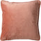 Dutch Decor FINN - Sierkussen 45x45 cm - velvet - effen kleur - Muted Clay - roze - Inclusief binnenkussen