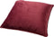 Dutch Decor FINN - Sierkussen 45x45 cm - velvet - effen kleur - Red Plum - donkerroze - Inclusief binnenkussen