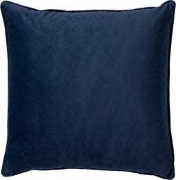 Dutch Decor FINN - Sierkussen 45x45 cm - velvet - effen kleur - Insignia Blue - donkerblauw - Inclusief binnenkussen