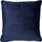 Dutch Decor FINN - Sierkussen 45x45 cm - velvet - effen kleur - Insignia Blue - donkerblauw - Inclusief binnenkussen