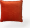 Dutch Decor FINN - Sierkussen 45x45 cm - velvet - effen kleur - Potters Clay - oranje - Inclusief binnenkussen