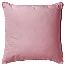 Dutch Decor - FINN - Sierkussen 60x60 cm - velvet - effen kleur - Coral Blush - roze