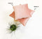 Dutch Decor FINN - Sierkussen 60x60 cm - velvet - effen kleur - Muted Clay - roze - Inclusief binnenkussen