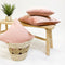 Dutch Decor FINN - Sierkussen 60x60 cm - velvet - effen kleur - Muted Clay - roze - Inclusief binnenkussen