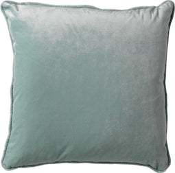 Dutch Decor FINN - Sierkussen 60x60 cm - velvet - effen kleur - Jadeite - lichtgroen - Inclusief binnenkussen