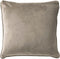 Dutch Decor FINN - Sierkussen 60x60 cm - velvet - effen kleur - Driftwood - taupe - Inclusief binnenkussen