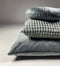 Dutch Decor FINN - Sierkussen 60x60 cm - velvet - effen kleur - Charcoal Gray - antraciet - Inclusief binnenkussen