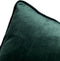 Dutch Decor FINN - Sierkussen 60x60 cm - velvet - effen kleur - Mountain View - donkergroen - Inclusief binnenkussen